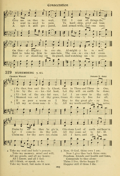 The Wesleyan Methodist Hymnal: Designed for Use in the Wesleyan Methodist Connection (or Church) of America page 203