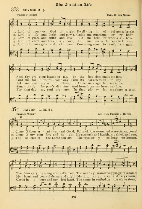 The Wesleyan Methodist Hymnal: Designed for Use in the Wesleyan Methodist Connection (or Church) of America page 236