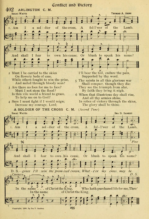 The Wesleyan Methodist Hymnal: Designed for Use in the Wesleyan Methodist Connection (or Church) of America page 255