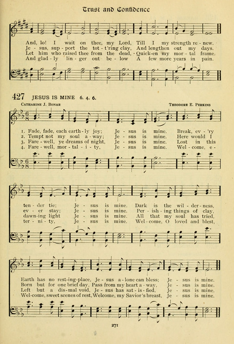 The Wesleyan Methodist Hymnal: Designed for Use in the Wesleyan Methodist Connection (or Church) of America page 271