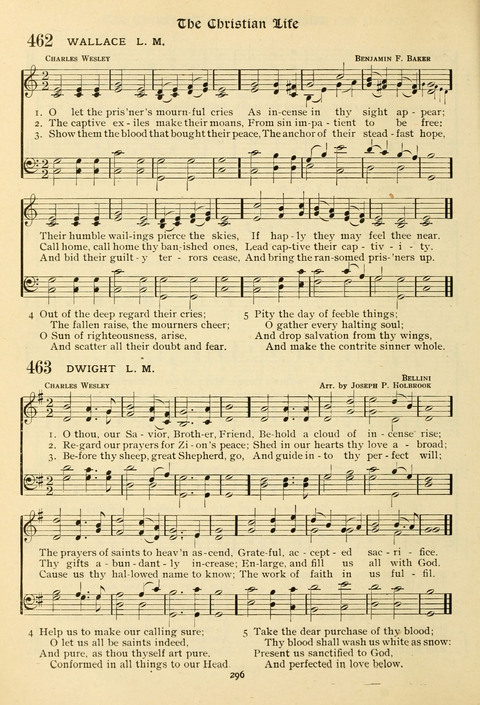 The Wesleyan Methodist Hymnal: Designed for Use in the Wesleyan Methodist Connection (or Church) of America page 296