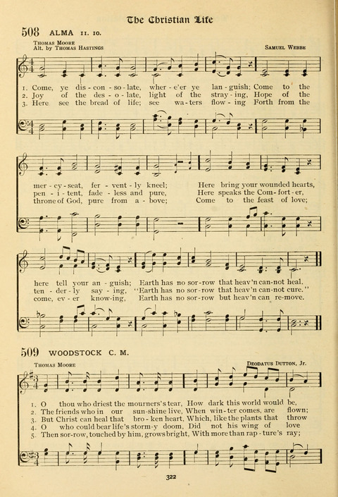 The Wesleyan Methodist Hymnal: Designed for Use in the Wesleyan Methodist Connection (or Church) of America page 322