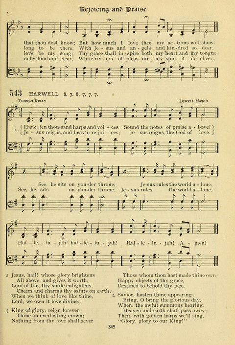 The Wesleyan Methodist Hymnal: Designed for Use in the Wesleyan Methodist Connection (or Church) of America page 345