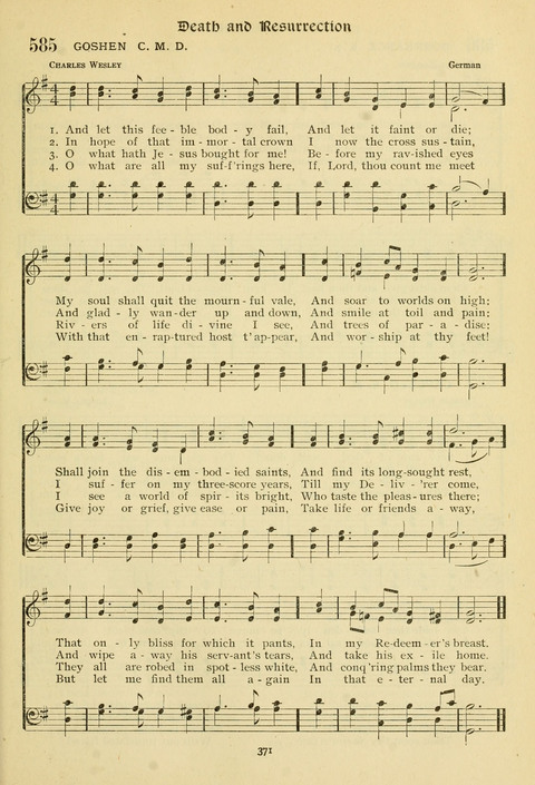 The Wesleyan Methodist Hymnal: Designed for Use in the Wesleyan Methodist Connection (or Church) of America page 371