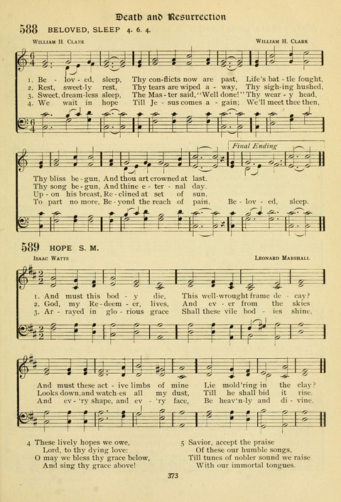 The Wesleyan Methodist Hymnal: Designed for Use in the Wesleyan Methodist Connection (or Church) of America page 373