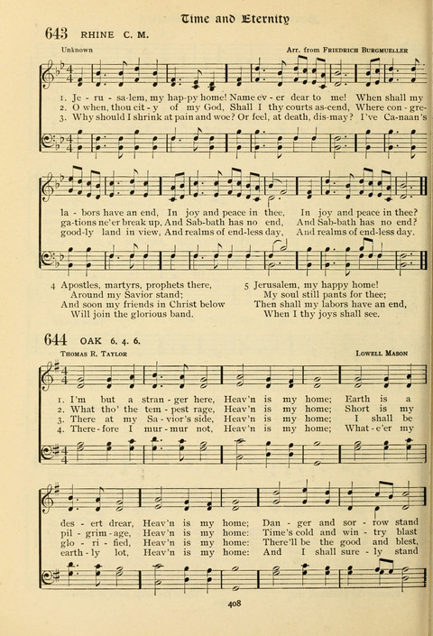 The Wesleyan Methodist Hymnal: Designed for Use in the Wesleyan Methodist Connection (or Church) of America page 408