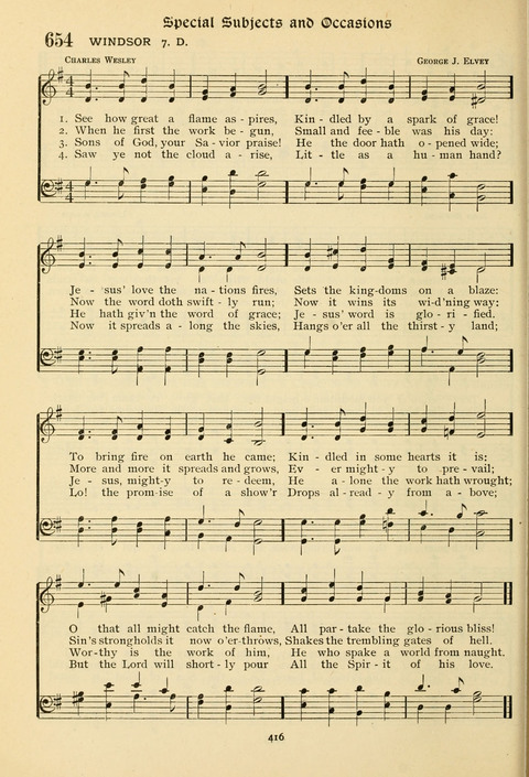 The Wesleyan Methodist Hymnal: Designed for Use in the Wesleyan Methodist Connection (or Church) of America page 416