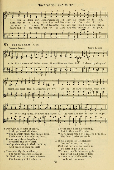 The Wesleyan Methodist Hymnal: Designed for Use in the Wesleyan Methodist Connection (or Church) of America page 43