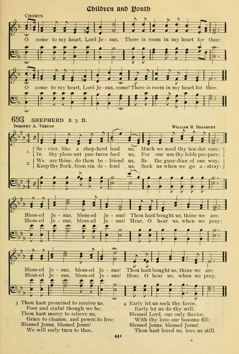 The Wesleyan Methodist Hymnal: Designed for Use in the Wesleyan Methodist Connection (or Church) of America page 441