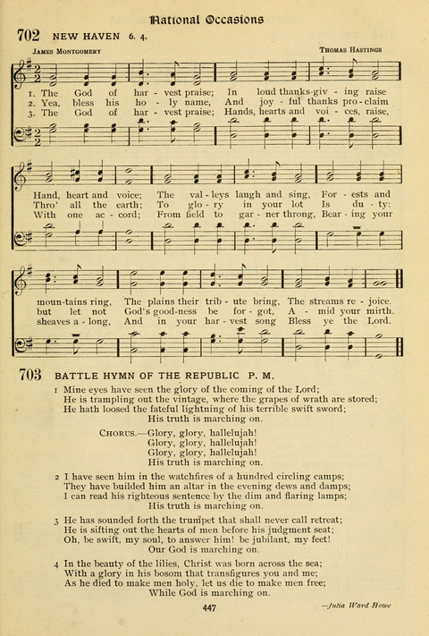 The Wesleyan Methodist Hymnal: Designed for Use in the Wesleyan Methodist Connection (or Church) of America page 447