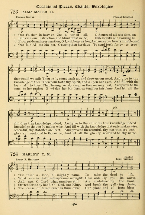 The Wesleyan Methodist Hymnal: Designed for Use in the Wesleyan Methodist Connection (or Church) of America page 460