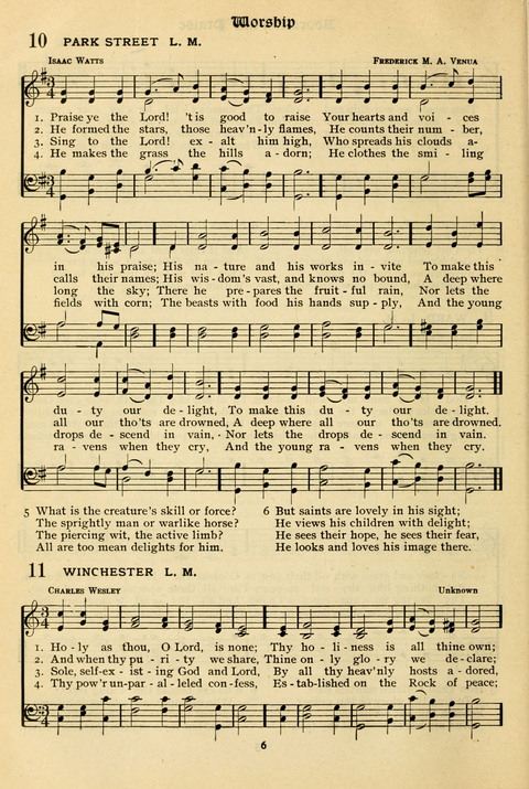 The Wesleyan Methodist Hymnal: Designed for Use in the Wesleyan Methodist Connection (or Church) of America page 6