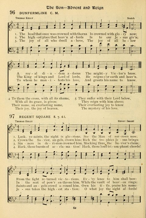 The Wesleyan Methodist Hymnal: Designed for Use in the Wesleyan Methodist Connection (or Church) of America page 62