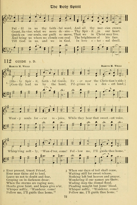 The Wesleyan Methodist Hymnal: Designed for Use in the Wesleyan Methodist Connection (or Church) of America page 73