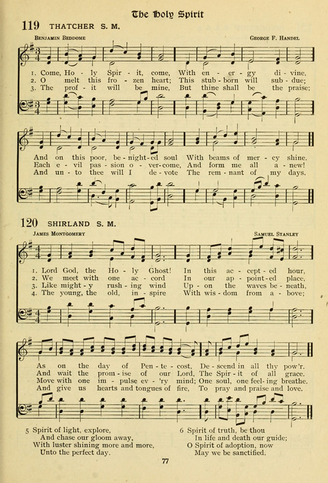 The Wesleyan Methodist Hymnal: Designed for Use in the Wesleyan Methodist Connection (or Church) of America page 77