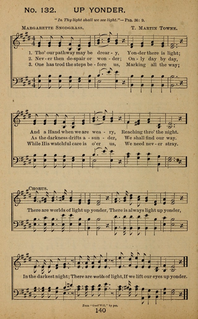 Windows of Heaven: hymns new and old for the church, Sunday school and home used by Rev. H.M. Wharton in evangelistic work page 140