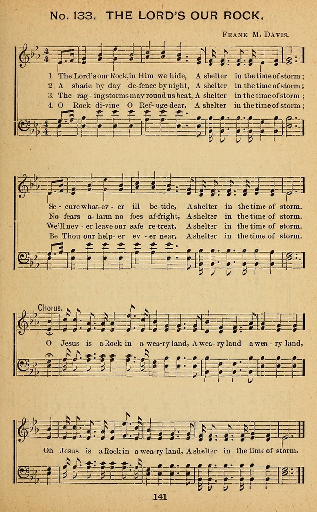 Windows of Heaven: hymns new and old for the church, Sunday school and home used by Rev. H.M. Wharton in evangelistic work page 141