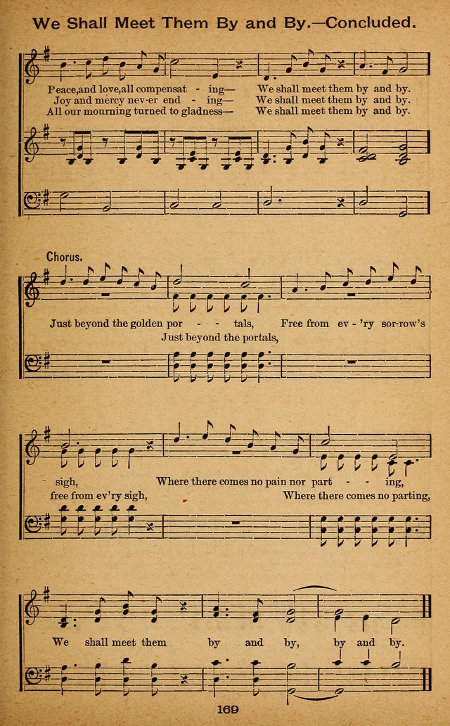 Windows of Heaven: hymns new and old for the church, Sunday school and home used by Rev. H.M. Wharton in evangelistic work page 169