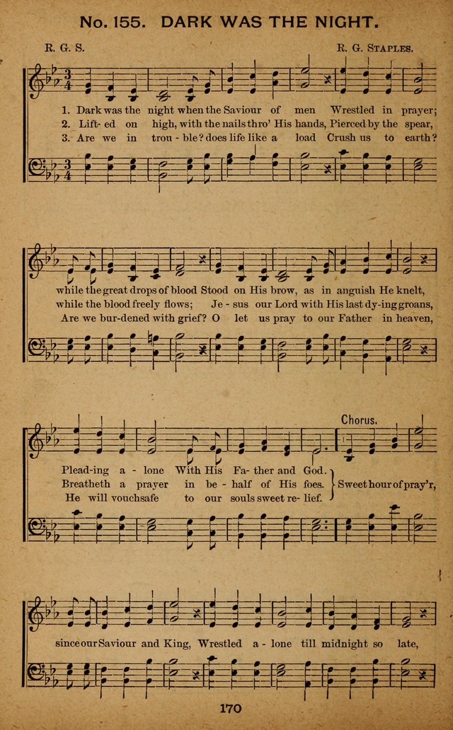 Windows of Heaven: hymns new and old for the church, Sunday school and home used by Rev. H.M. Wharton in evangelistic work page 170