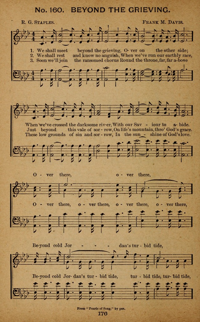 Windows of Heaven: hymns new and old for the church, Sunday school and home used by Rev. H.M. Wharton in evangelistic work page 176