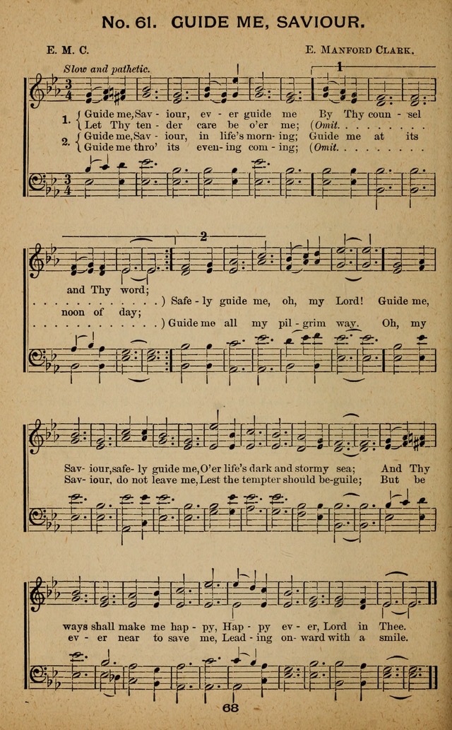 Windows of Heaven: hymns new and old for the church, Sunday school and home used by Rev. H.M. Wharton in evangelistic work page 68