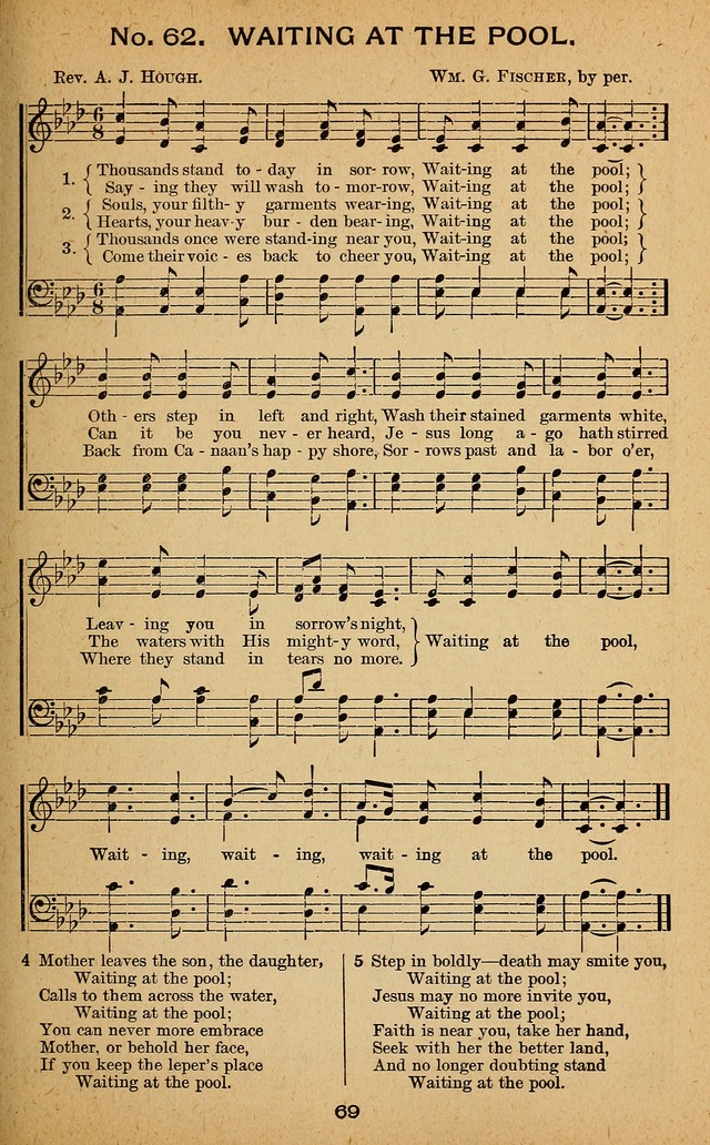 Windows of Heaven: hymns new and old for the church, Sunday school and home used by Rev. H.M. Wharton in evangelistic work page 69