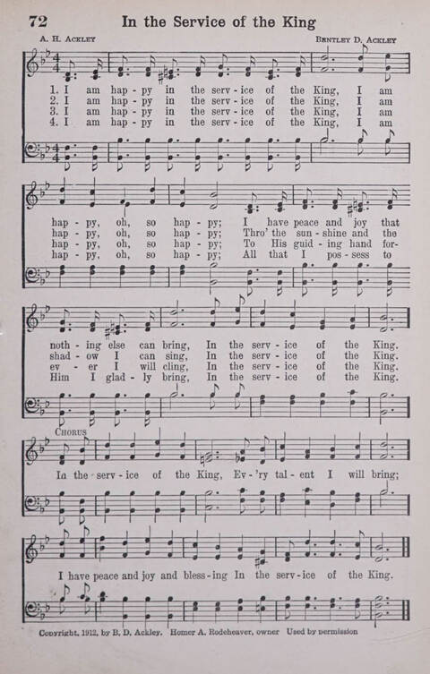 Worship and Praise: for the Church and Sunday School page 71