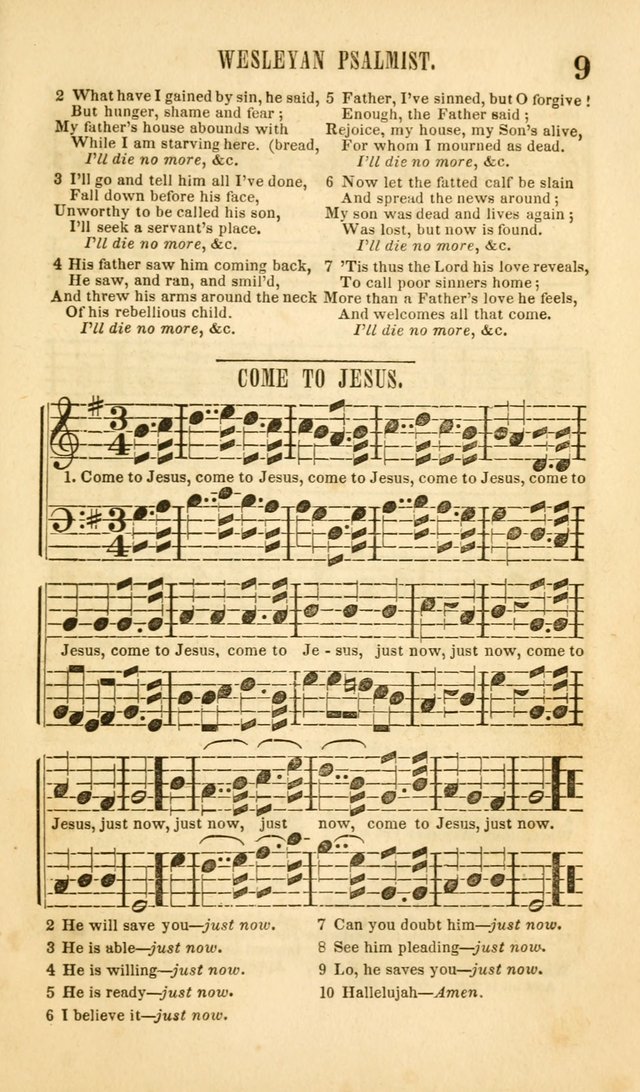 The Wesleyan Psalmist, or Songs of Canaan: a collection of hymns and tunes designed to be used at camp-meetings, and at class and prayer meetings, and other occasions of social devotion page 16