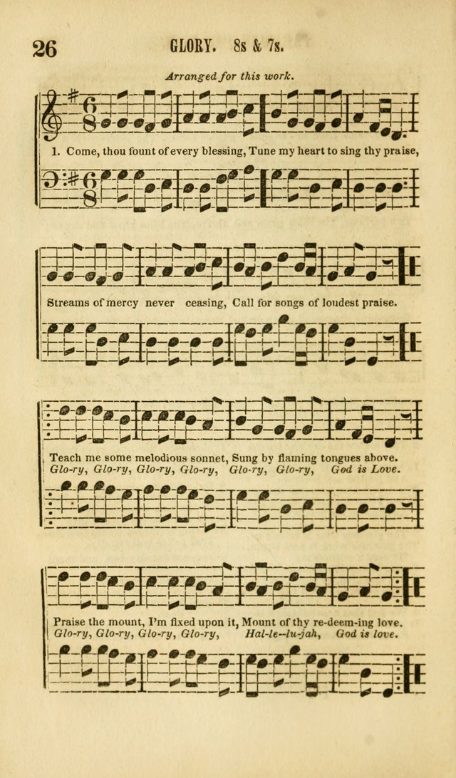 The Wesleyan Psalmist, or Songs of Canaan: a collection of hymns and tunes designed to be used at camp-meetings, and at class and prayer meetings, and other occasions of social devotion page 33