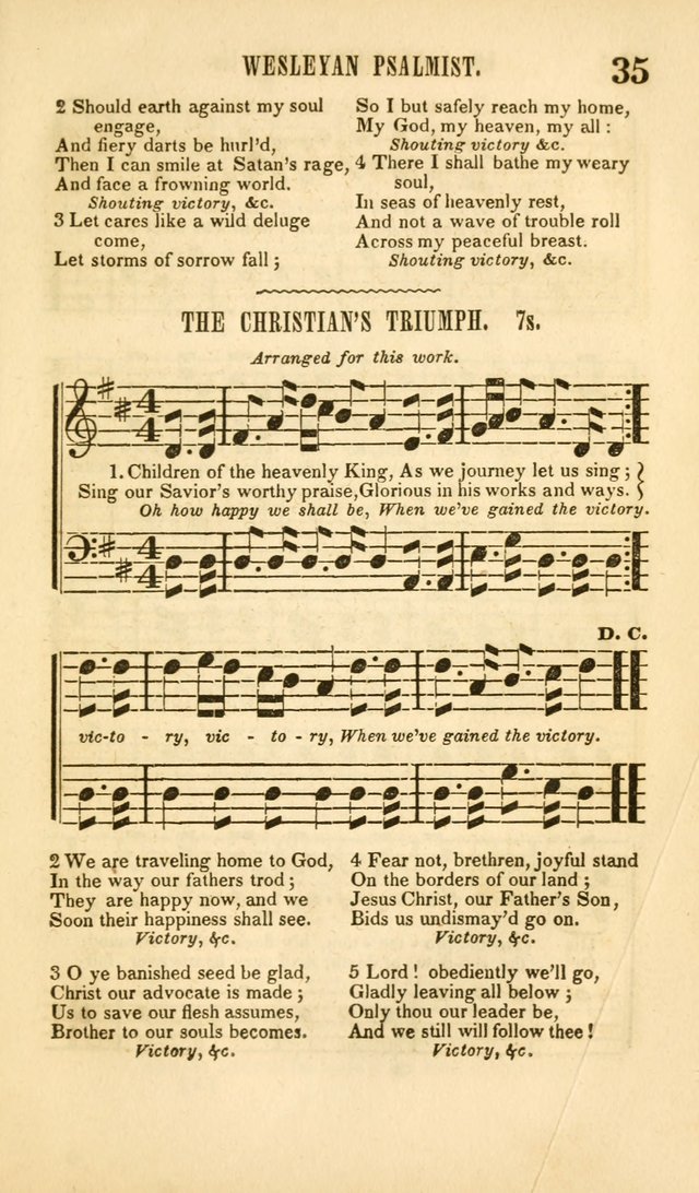 The Wesleyan Psalmist, or Songs of Canaan: a collection of hymns and tunes designed to be used at camp-meetings, and at class and prayer meetings, and other occasions of social devotion page 42