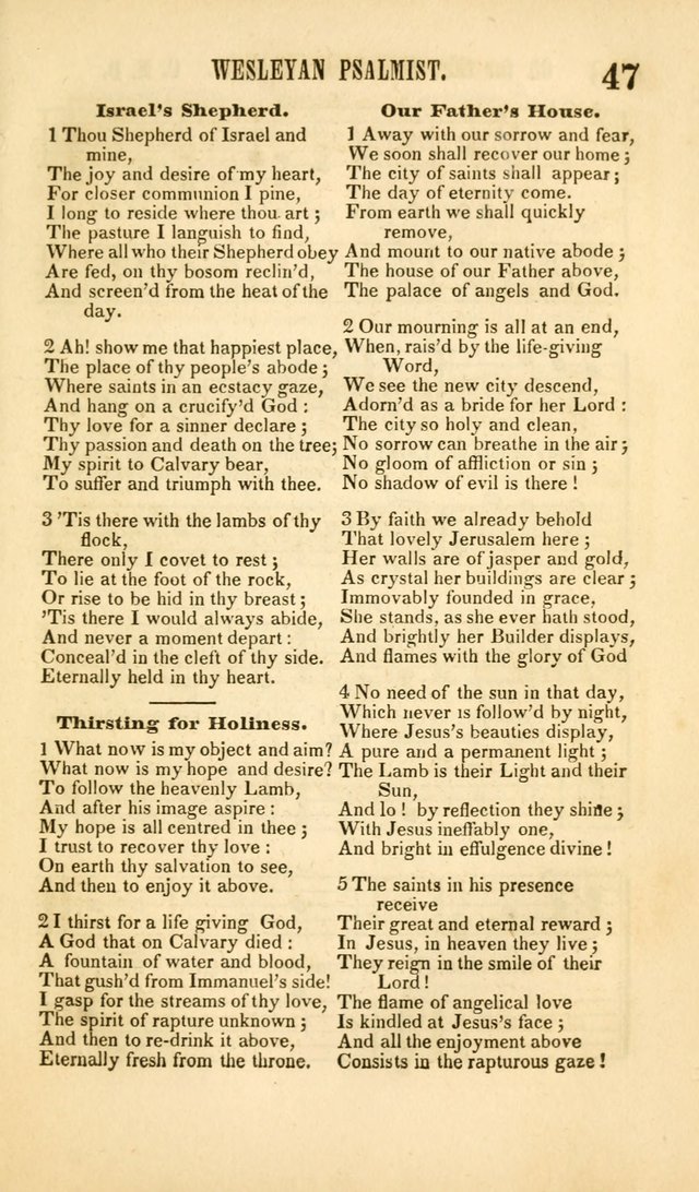 The Wesleyan Psalmist, or Songs of Canaan: a collection of hymns and tunes designed to be used at camp-meetings, and at class and prayer meetings, and other occasions of social devotion page 54