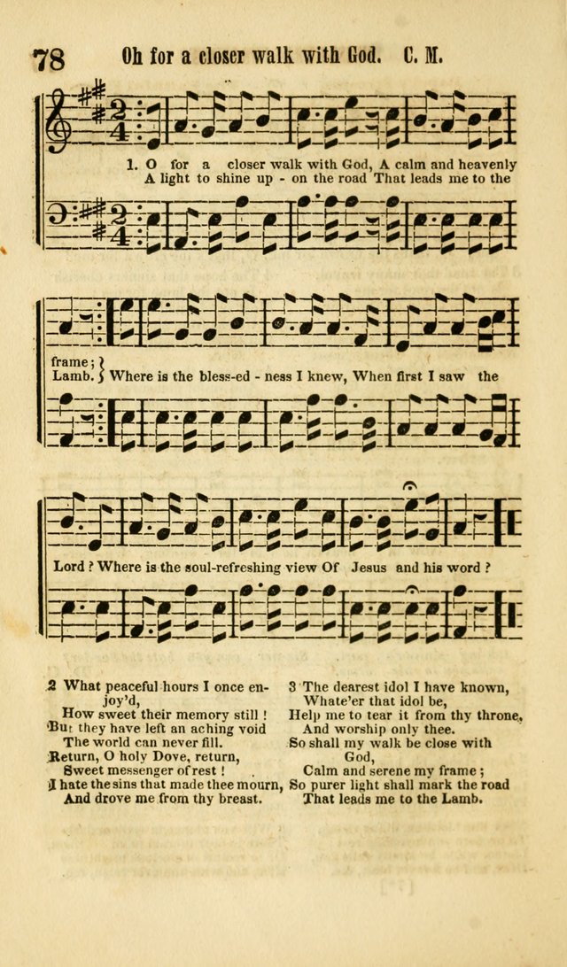 The Wesleyan Psalmist, or Songs of Canaan: a collection of hymns and tunes designed to be used at camp-meetings, and at class and prayer meetings, and other occasions of social devotion page 85