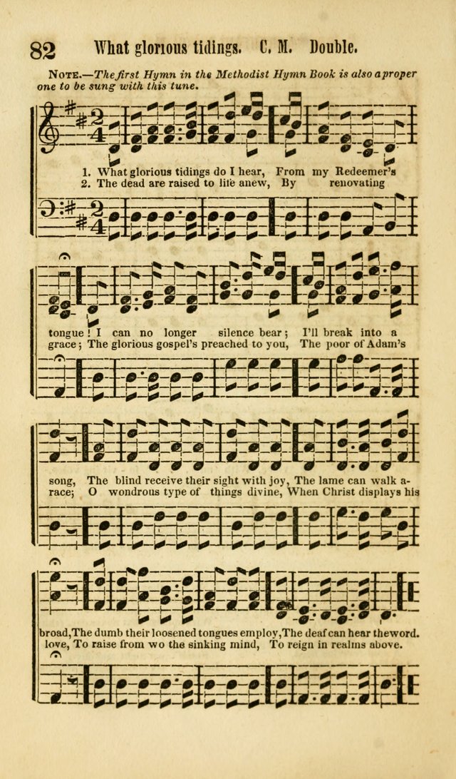 The Wesleyan Psalmist, or Songs of Canaan: a collection of hymns and tunes designed to be used at camp-meetings, and at class and prayer meetings, and other occasions of social devotion page 89