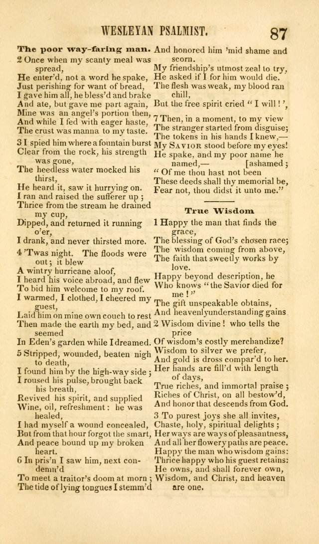 The Wesleyan Psalmist, or Songs of Canaan: a collection of hymns and tunes designed to be used at camp-meetings, and at class and prayer meetings, and other occasions of social devotion page 94