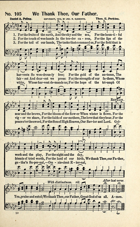 World-Wide Revival Hymns: Unto the Lord page 105