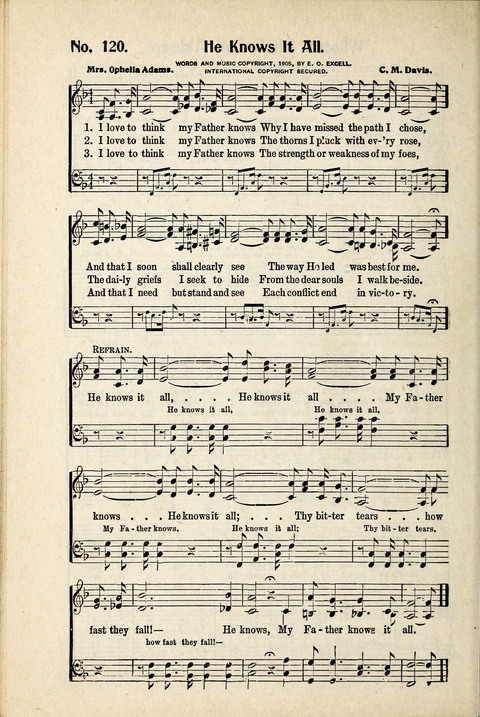 World-Wide Revival Hymns: Unto the Lord page 120