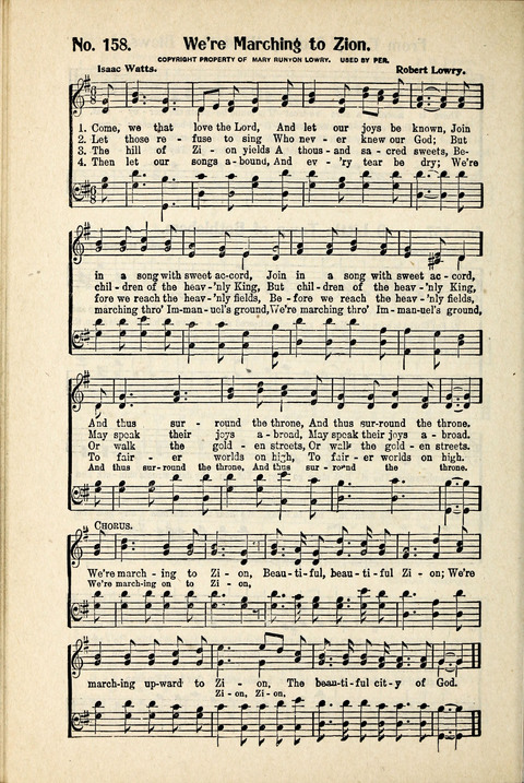 World-Wide Revival Hymns: Unto the Lord page 156