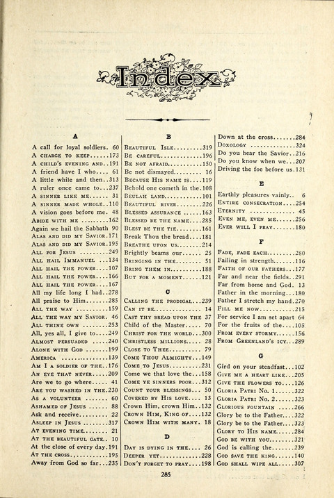 World-Wide Revival Hymns: Unto the Lord page 283