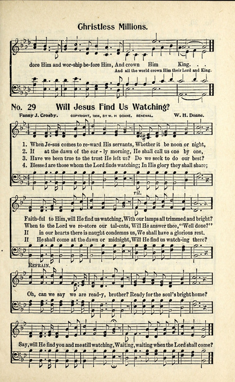 World-Wide Revival Hymns: Unto the Lord page 29