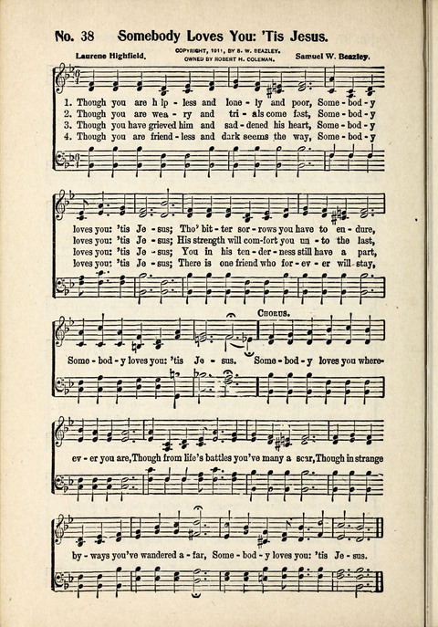 World-Wide Revival Hymns: Unto the Lord page 38