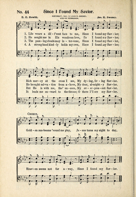 World-Wide Revival Hymns: Unto the Lord page 44