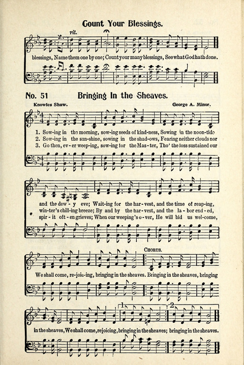 World-Wide Revival Hymns: Unto the Lord page 51