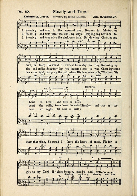 World-Wide Revival Hymns: Unto the Lord page 68