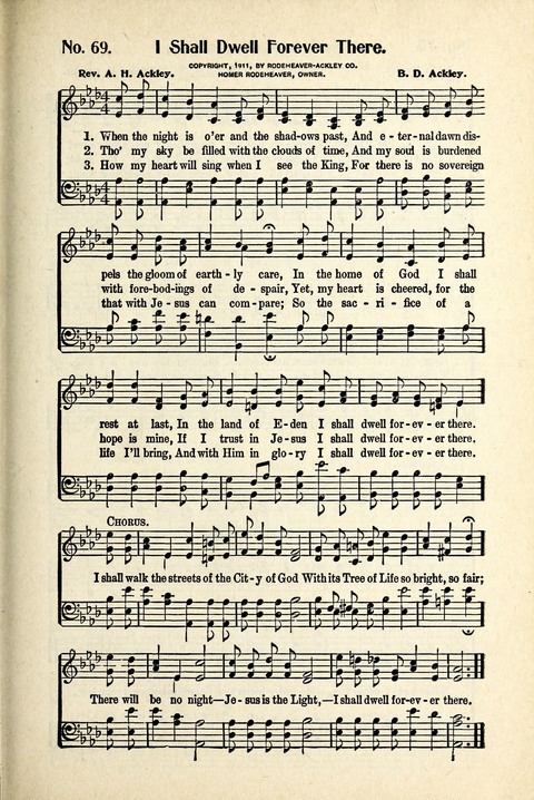 World-Wide Revival Hymns: Unto the Lord page 69