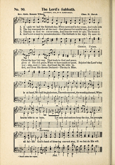 World-Wide Revival Hymns: Unto the Lord page 90