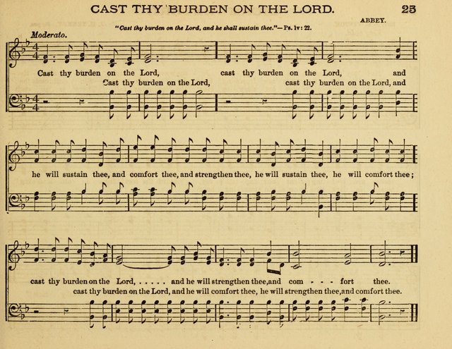 White Robes for the Sunday School: a choice new collection of songs, quartets, and choruses for Sunday-Schools, devotional meetings, and the home circle page 25