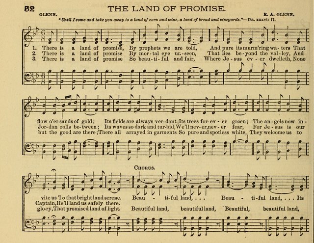 White Robes for the Sunday School: a choice new collection of songs, quartets, and choruses for Sunday-Schools, devotional meetings, and the home circle page 52