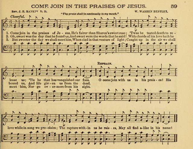 White Robes for the Sunday School: a choice new collection of songs, quartets, and choruses for Sunday-Schools, devotional meetings, and the home circle page 59