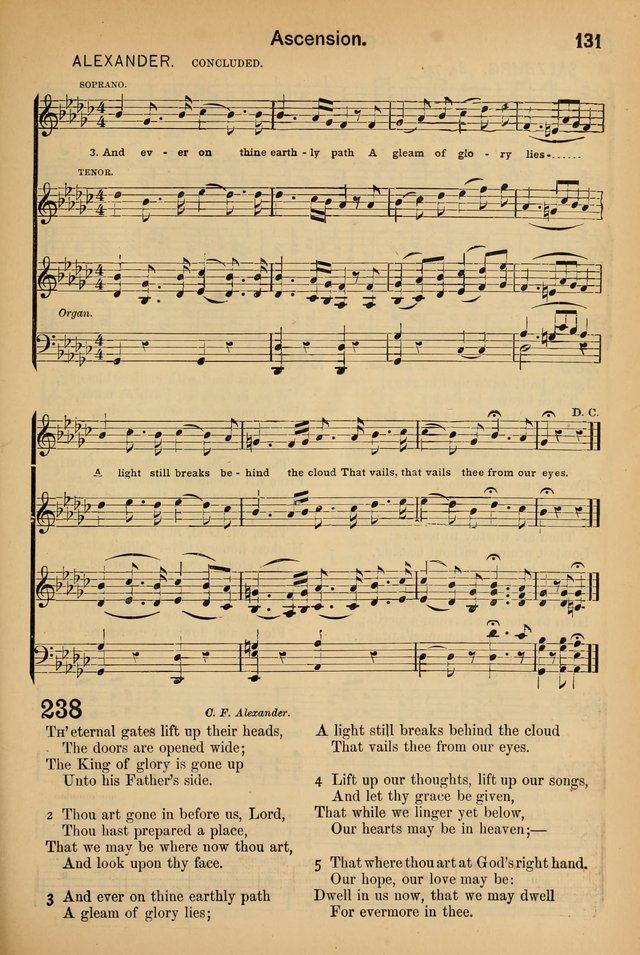 Worship in Song: a selection of hymns and tunes for the Service of the Sanctuary  page 131