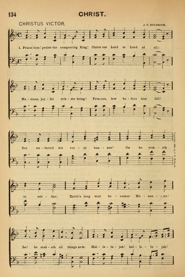 Worship in Song: a selection of hymns and tunes for the Service of the Sanctuary  page 134